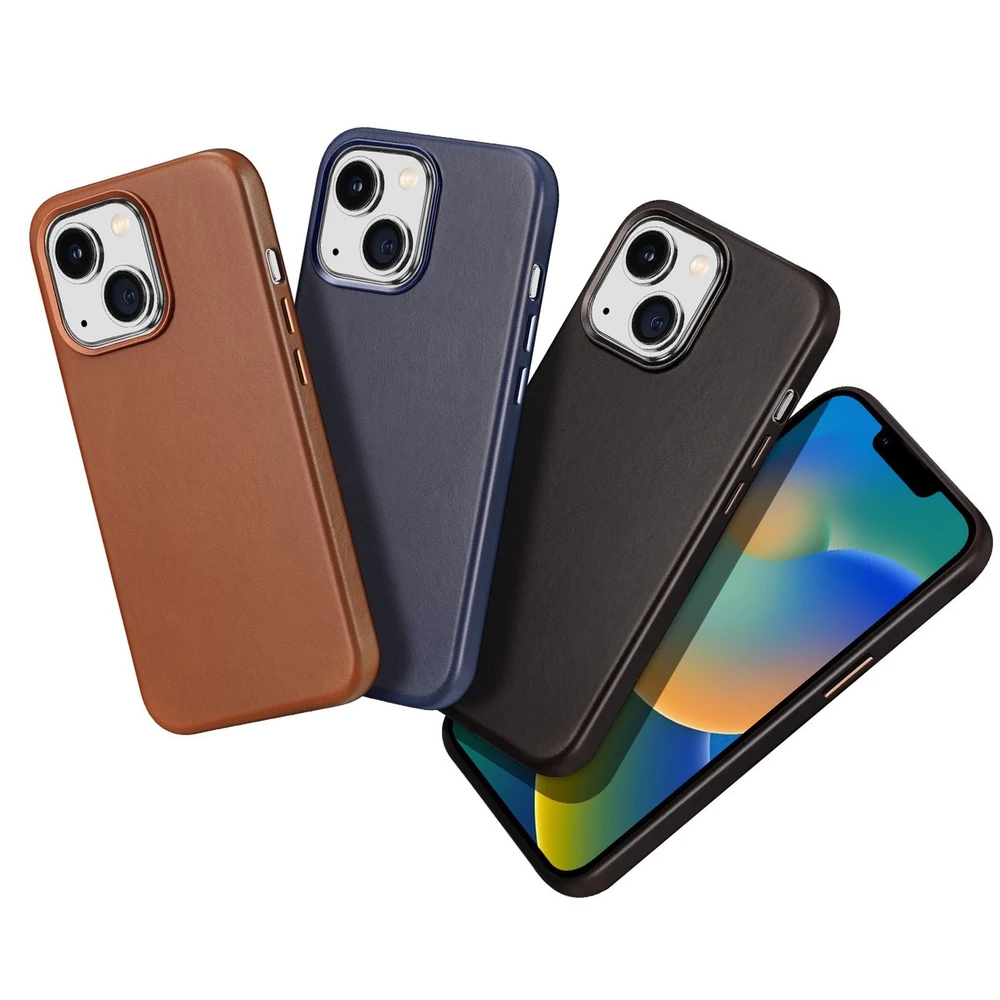 Dux Ducis Naples dėklas skirtas iPhone 14 Plus su MagSafe, mėlynas