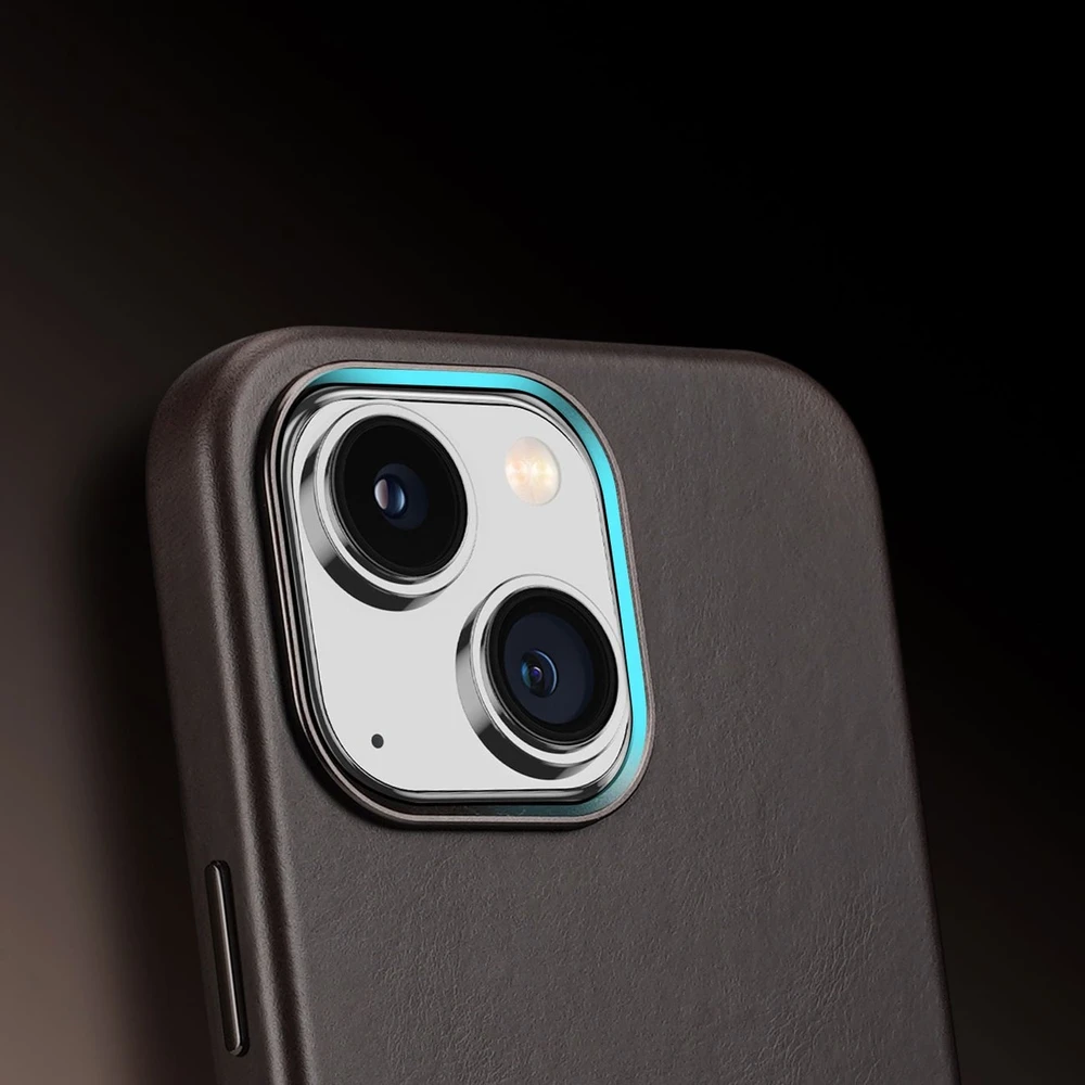 Dux Ducis Naples Apple iPhone 14 Plus Leather (MagSafe Compatible) Dark dėklas telefonui rudos spalvos