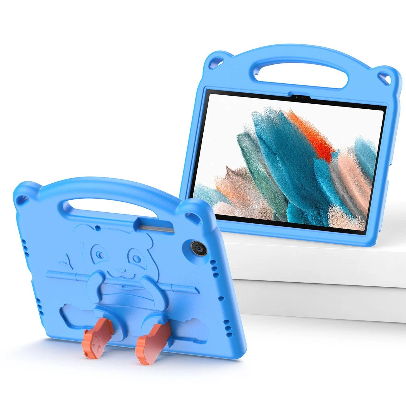 Dėklas Dux Ducis Panda Samsung X200/X205 Tab A8 10.5 2021 mėlynas