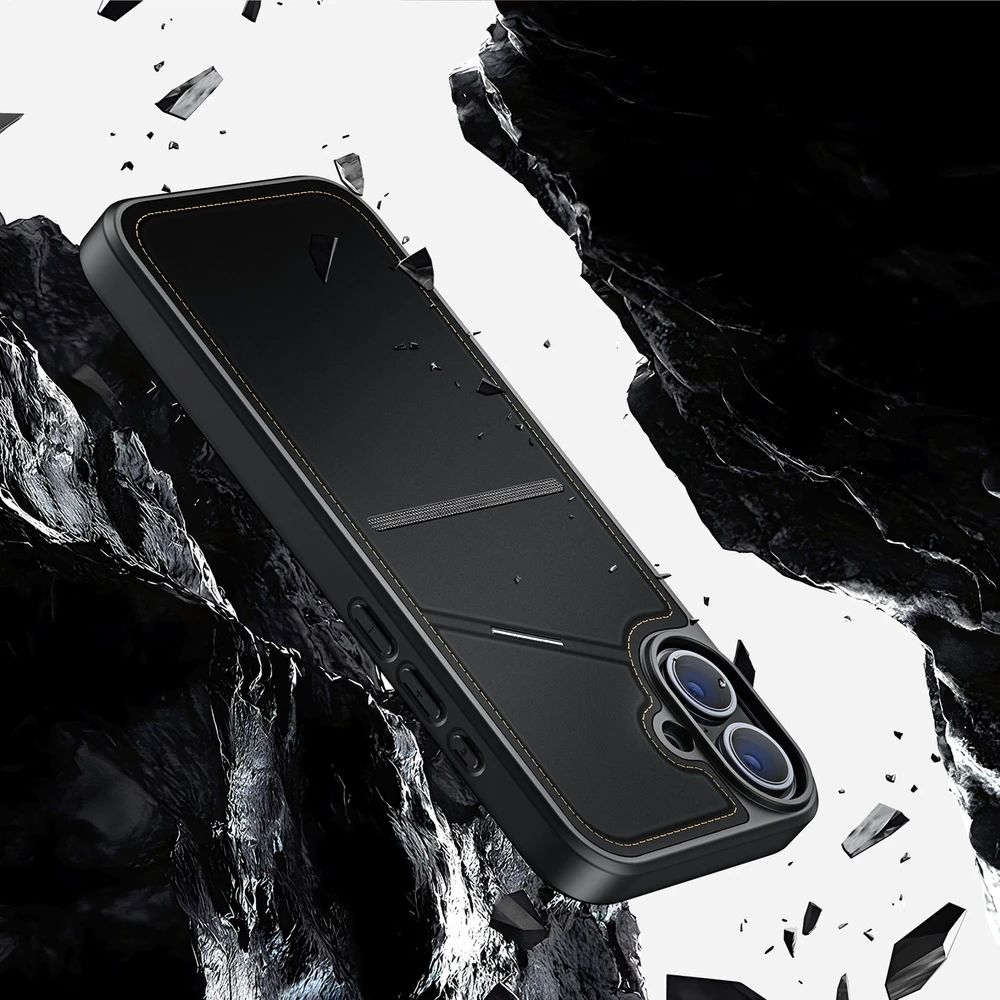 Dux Ducis Rafi II Mag Safe dėklas, skirtas iPhone 16 - juodas