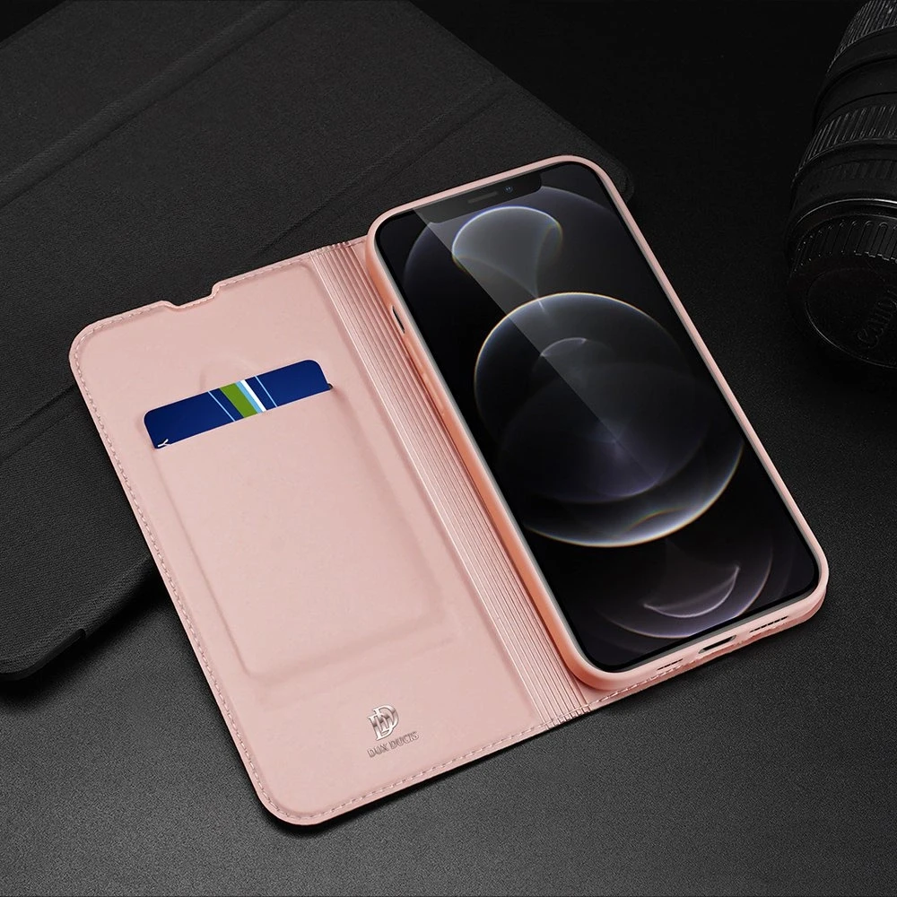 Dux Ducis Skin Pro dėklas skirtas Apple iPhone 13 Pro Max, mėlynas
