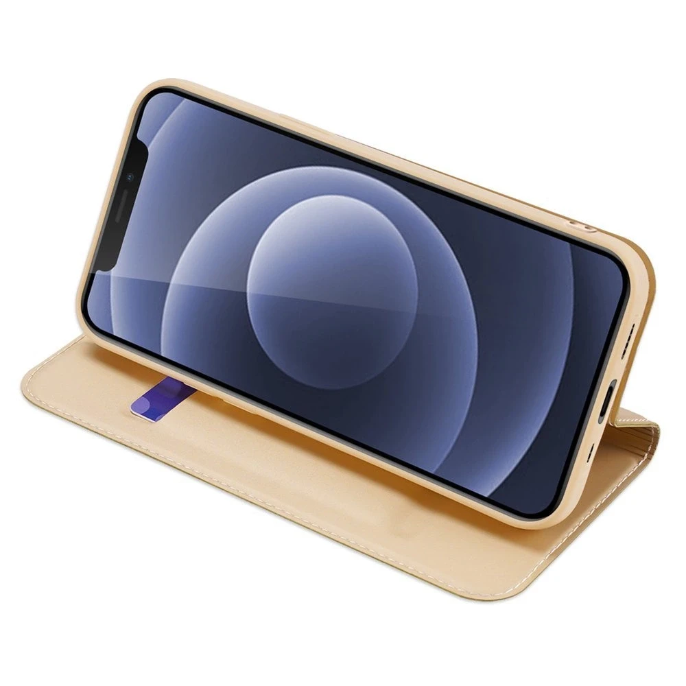 Dux Ducis Skin Pro dėklas skirtas Apple iPhone 13 mini, auksinis