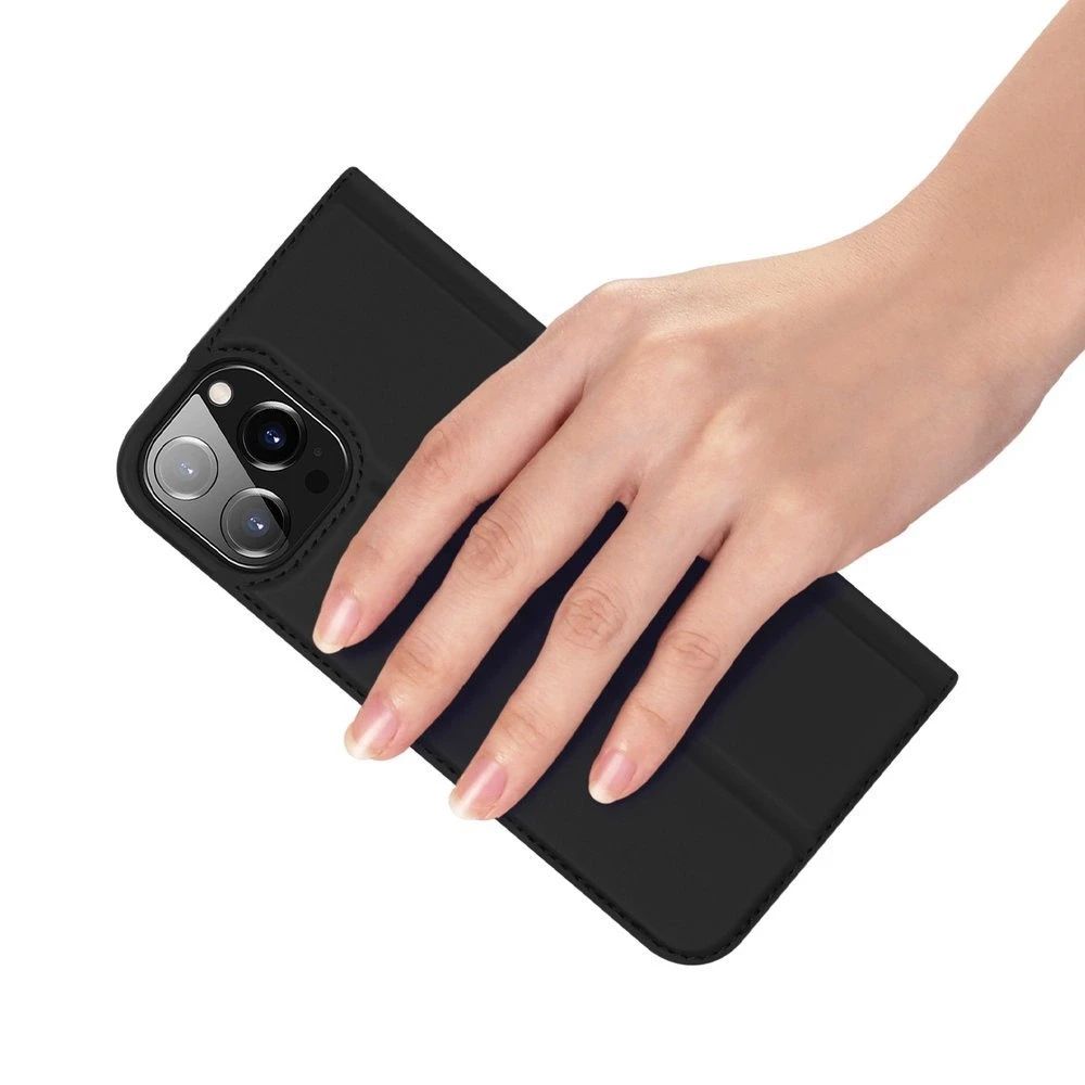 Dux Ducis Skin Pro dėklas skirtas Apple iPhone 13 Pro Max, juodas