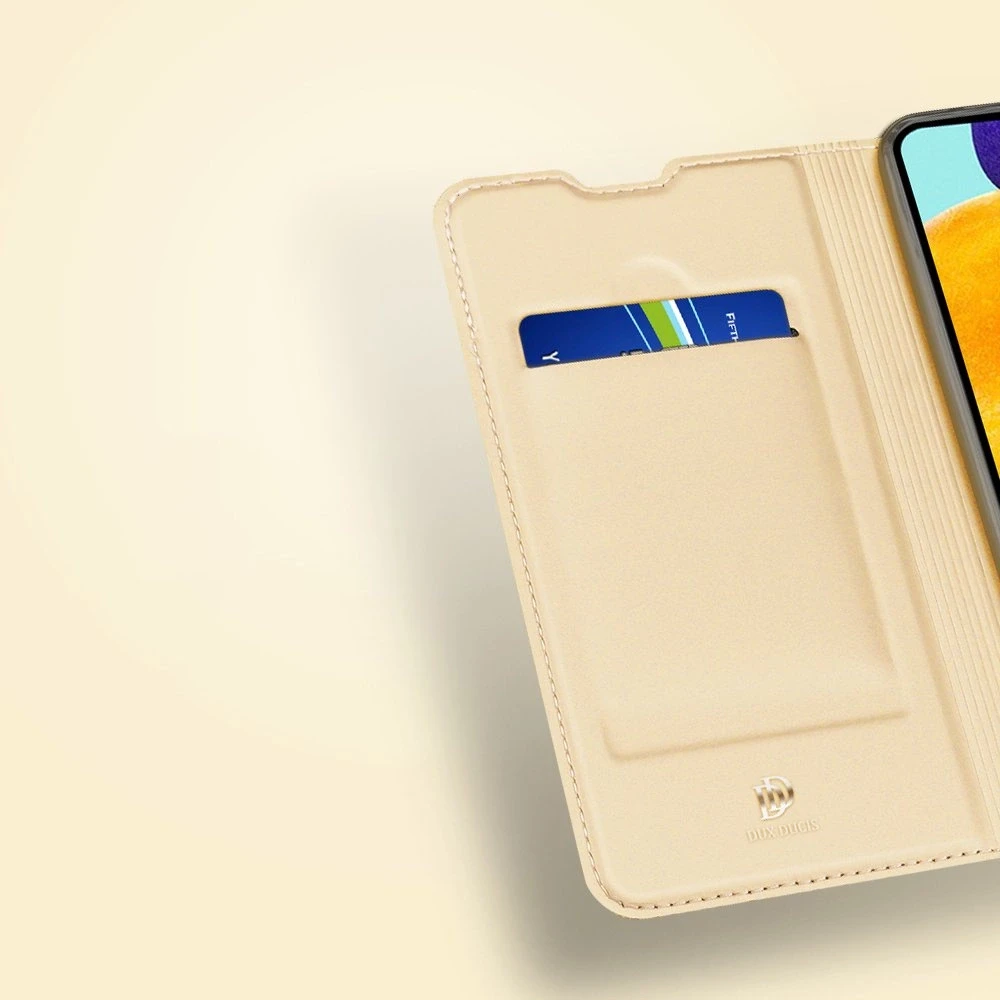 Dux Ducis Skin Pro dėklas skirtas Samsung A037 A03s, auksinis