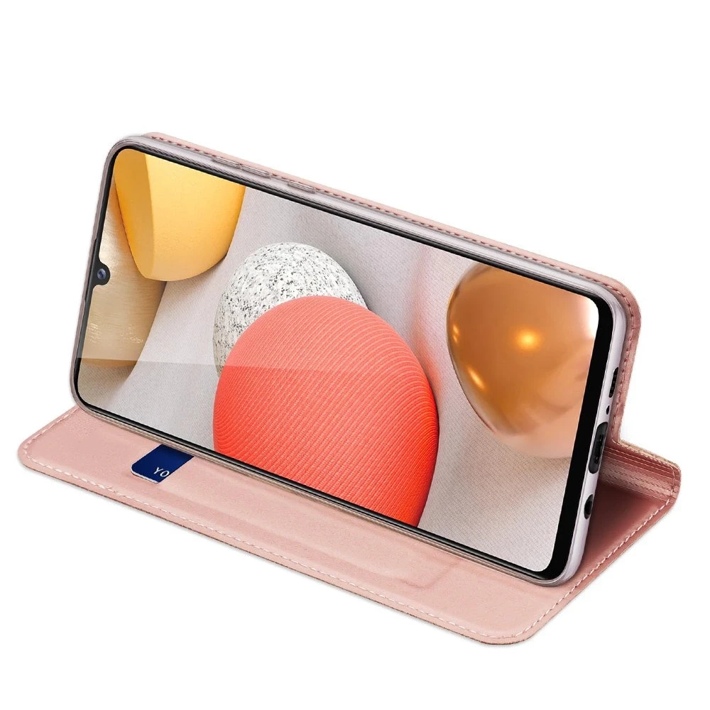 Dėklas Dux Ducis Skin Pro Samsung A426 A42 5G rožinis-auksinis