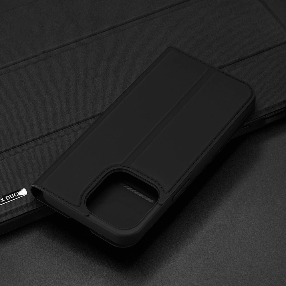Dux Ducis Skin Pro dėklas skirtas Apple iPhone 13 Pro Max, juodas