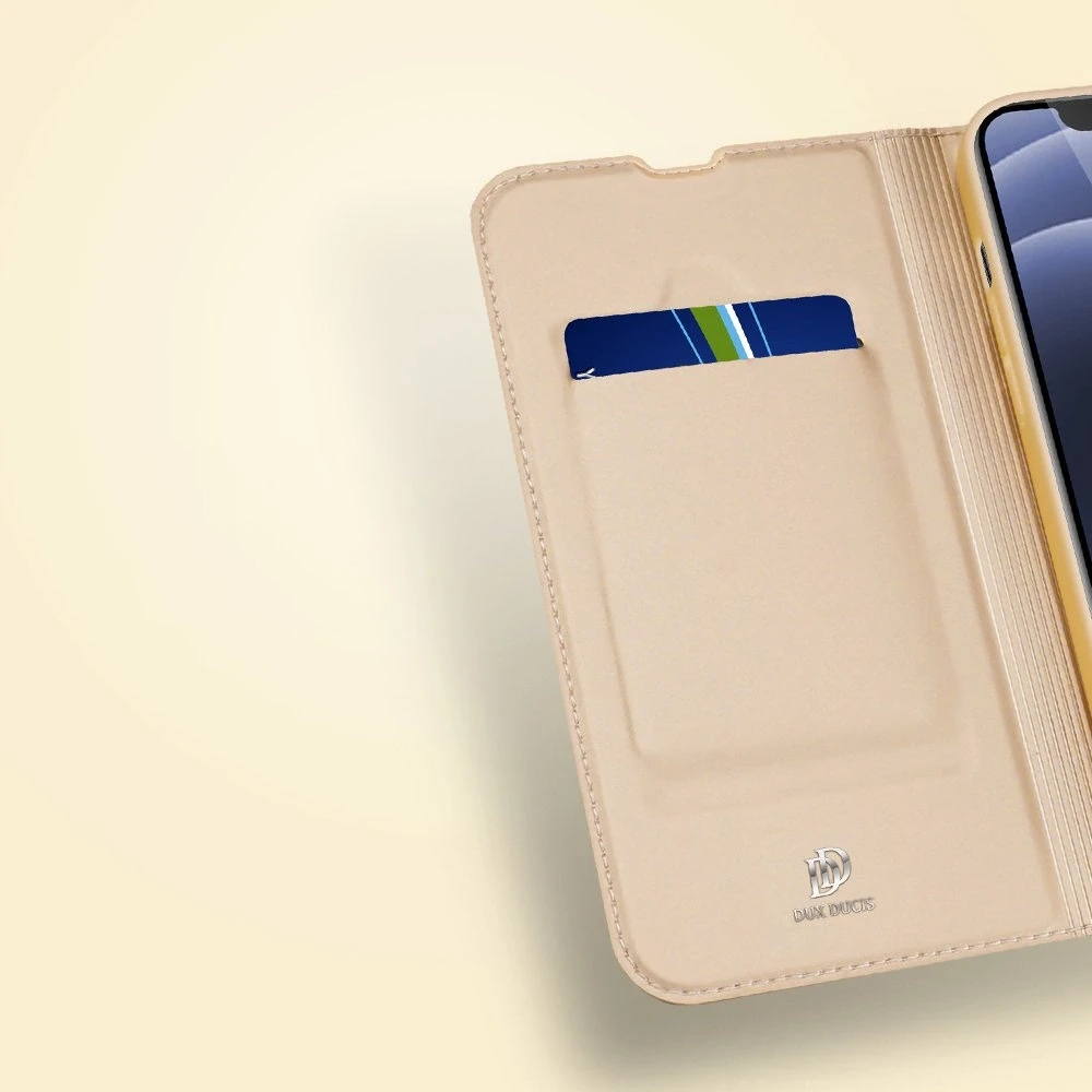 Dux Ducis Skin Pro dėklas skirtas Apple iPhone 13 mini, auksinis