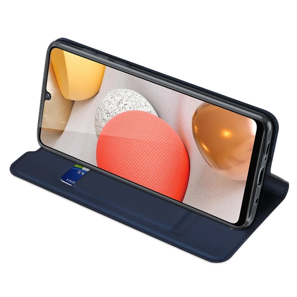 Dux Ducis Skin Pro dėklas skirtas Samsung A426 A42 5G, tamsiai mėlynas