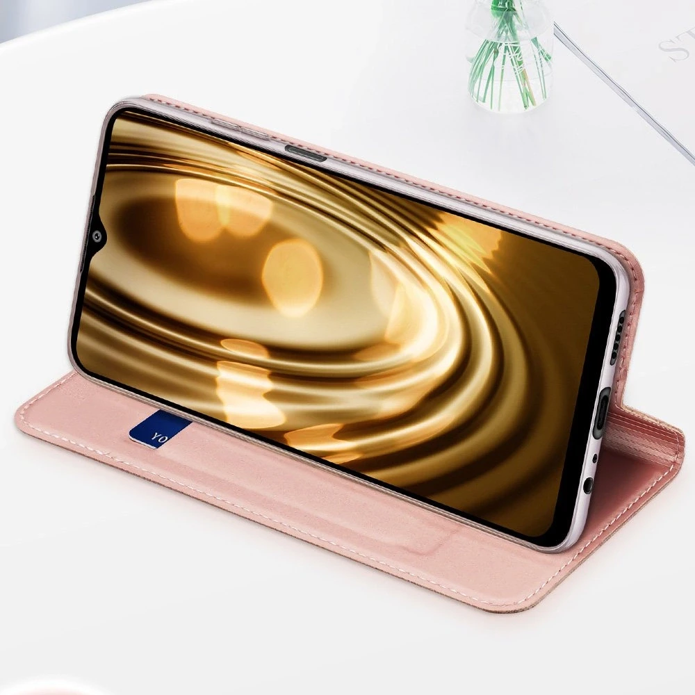 Dux Ducis Skin Pro dėklas skirtas Samsung A037 A03s, auksinis