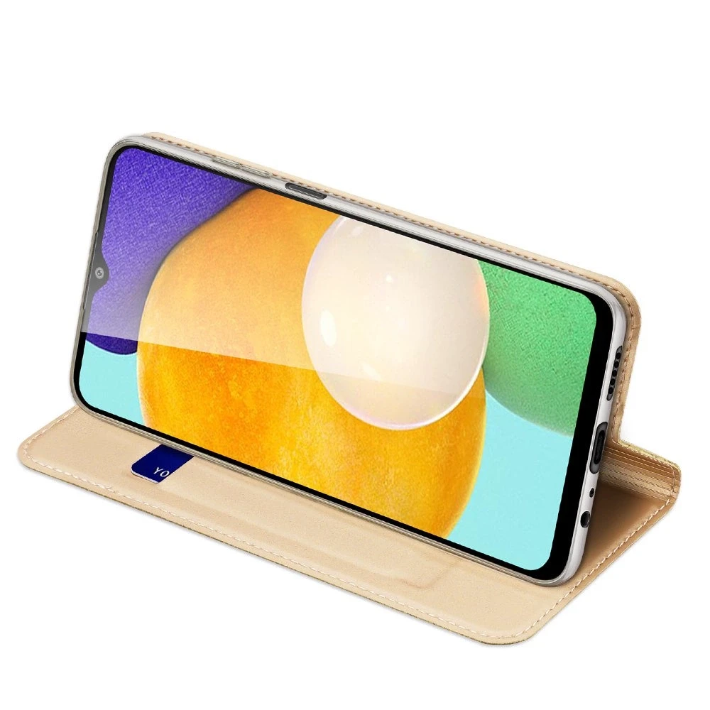 Dux Ducis Skin Pro dėklas skirtas Samsung A037 A03s, auksinis