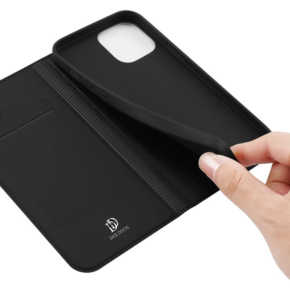Dux Ducis Skin Pro dėklas skirtas Apple iPhone 13 Pro Max, juodas