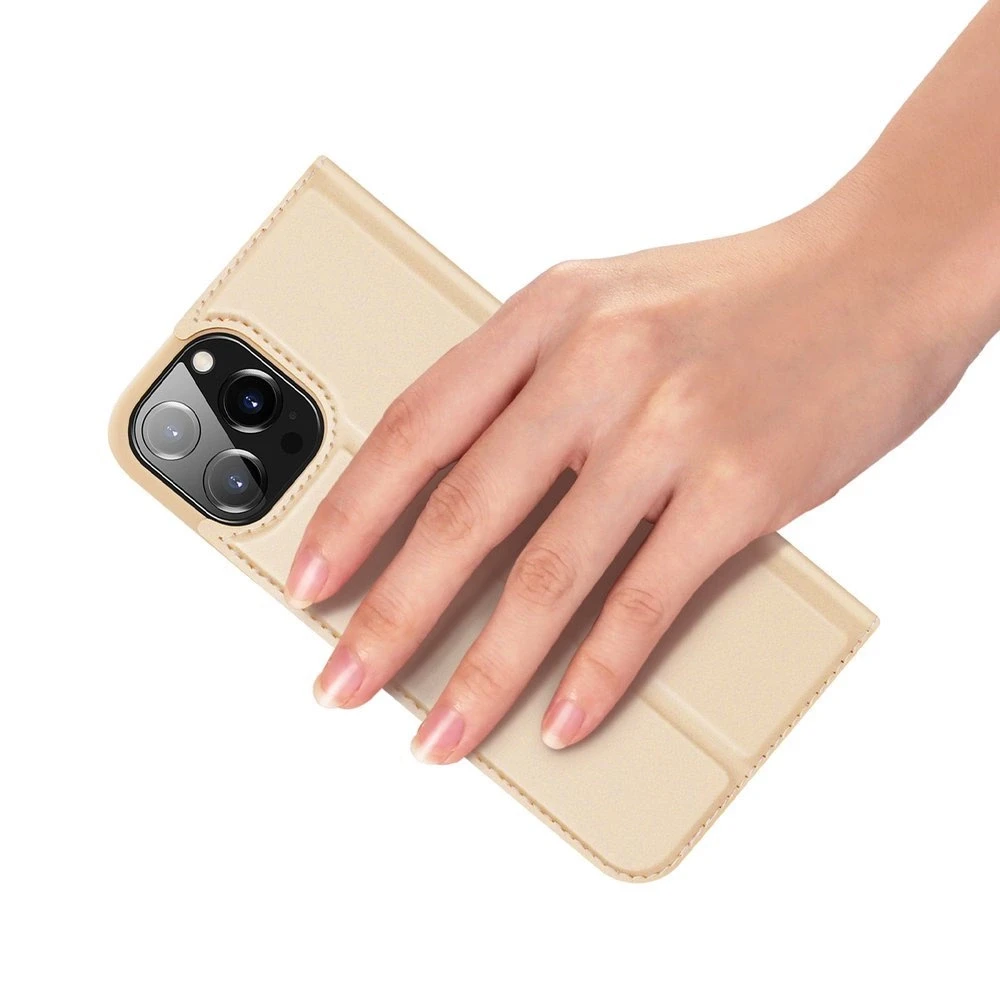 Dux Ducis Skin Pro dėklas skirtas Apple iPhone 13 Pro, auksinis