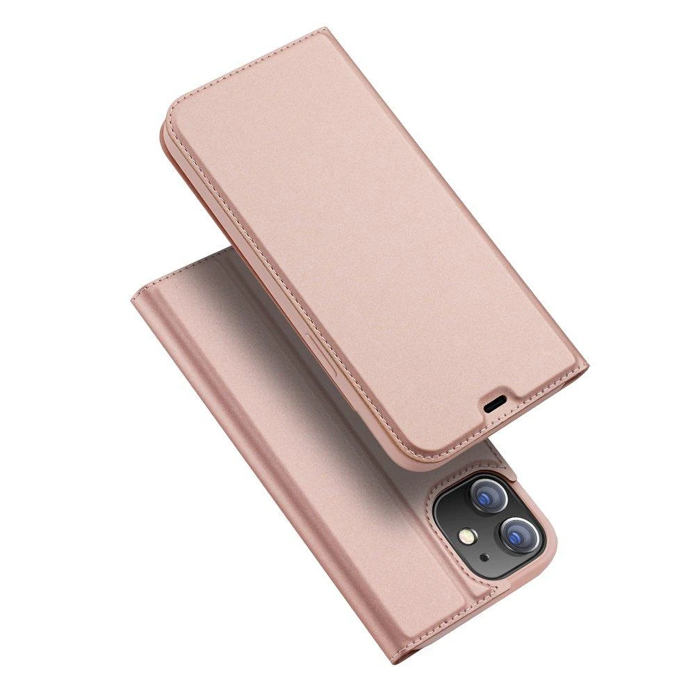 Dėklas DUX DUCIS SKIN PRO CASE WITH FLAP IPHONE 12 MINI Rožinis