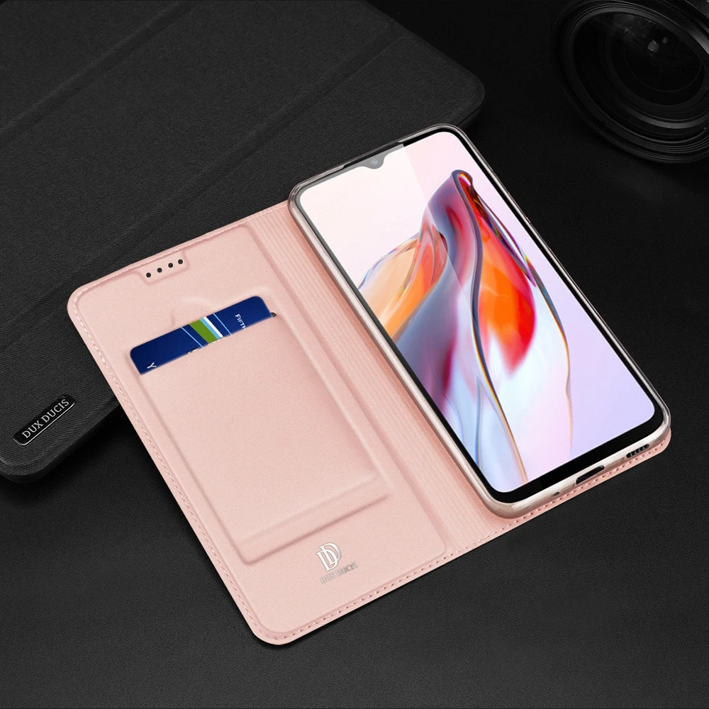 Dėklas Dux Ducis Skin Pro Xiaomi Redmi 11A/12C/Poco C55 rožinis-auksinis
