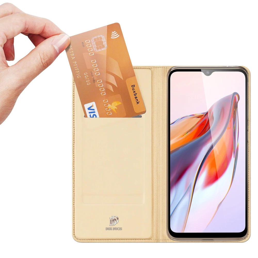 Dėklas Dux Ducis Skin Pro Xiaomi Redmi 11A/12C/Poco C55 auksinis