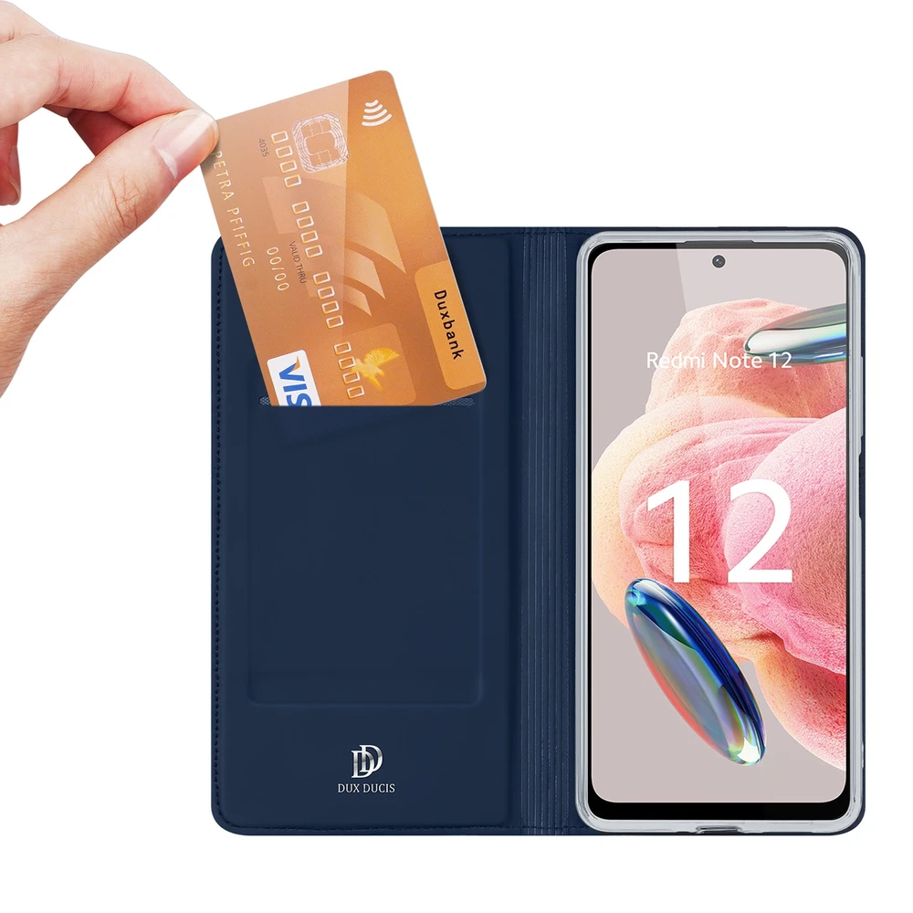 Dėklas Dux Ducis Skin Pro Xiaomi Redmi Note 12/Note 12 4G tamsiai mėlynas