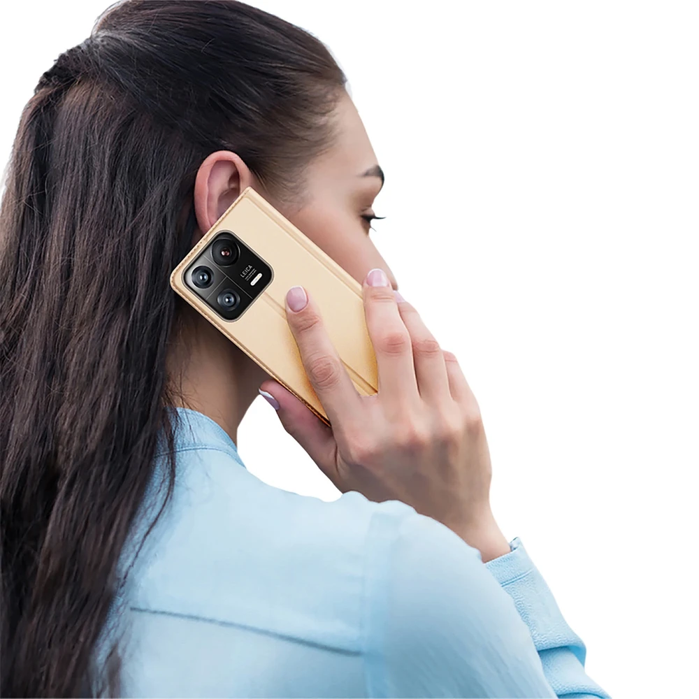 Dux Ducis Skin Pro dėklas skirtas Xiaomi 13 Pro, auksinis