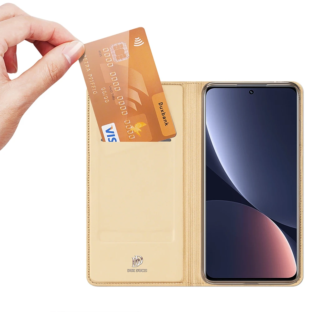 Dux Ducis Skin Pro dėklas skirtas Xiaomi 13 Pro, auksinis