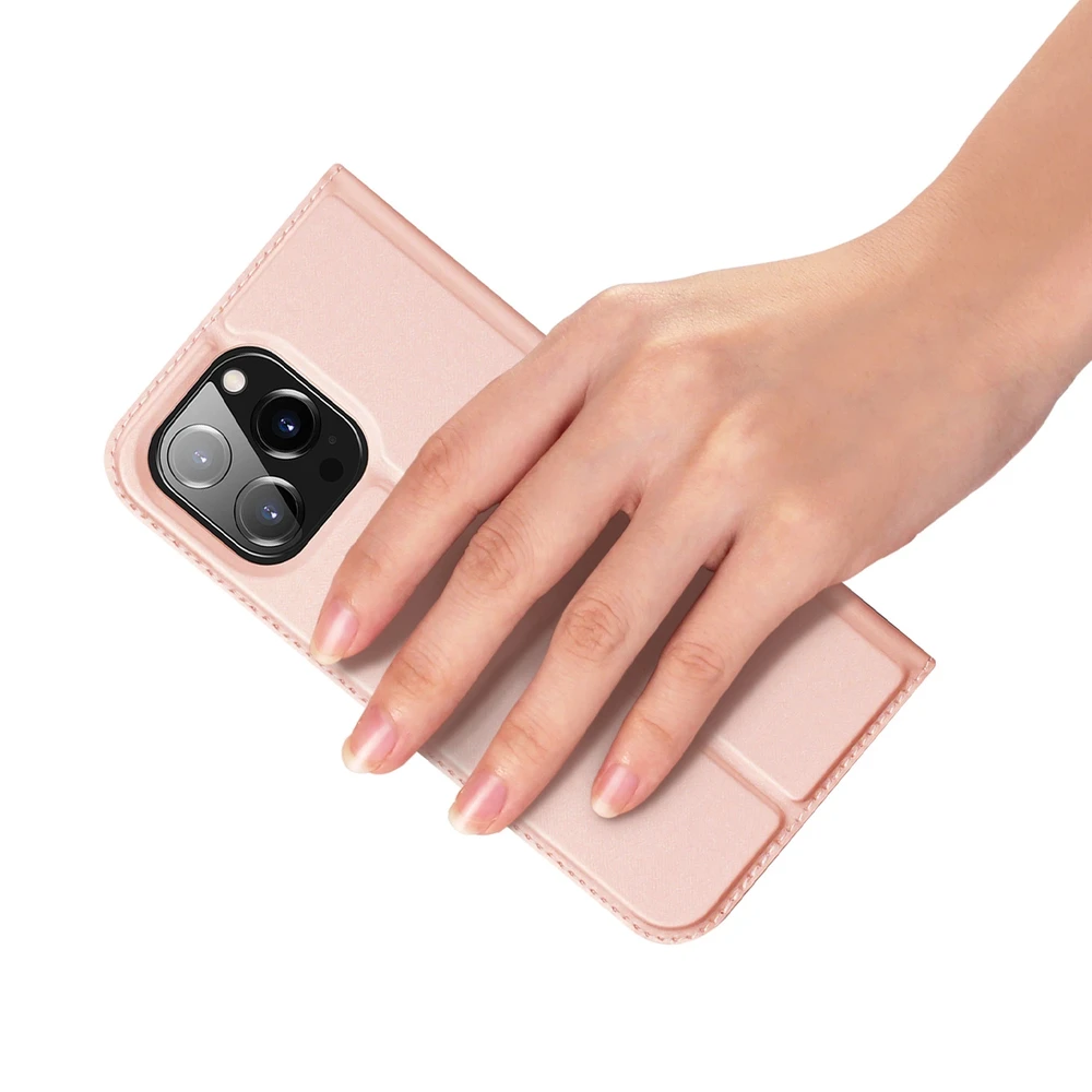 Dux Ducis Skin Pro dėklas skirtas Apple iPhone 14 Pro, rožinis