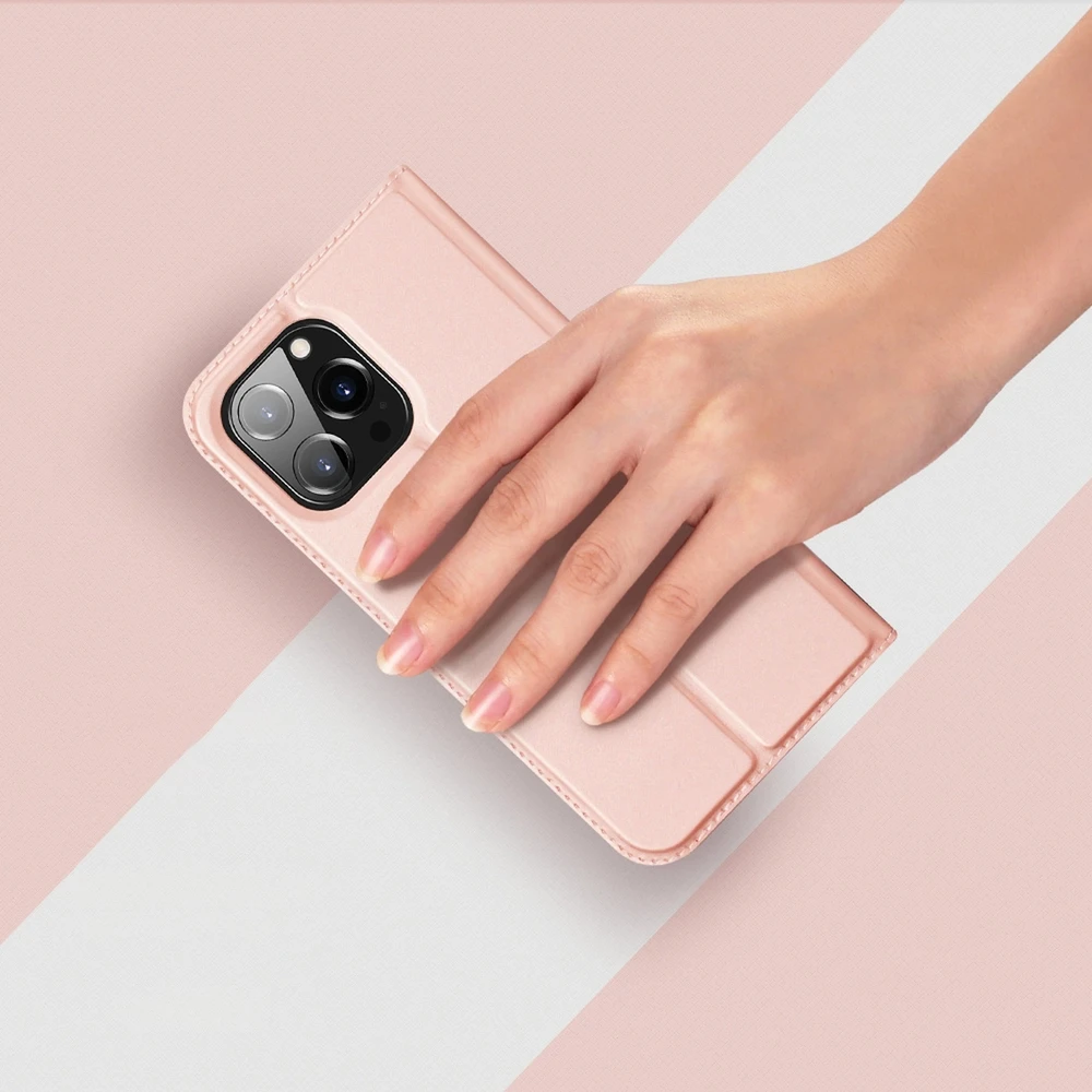 Dux Ducis Skin Pro dėklas skirtas Apple iPhone 14 Pro, rožinis