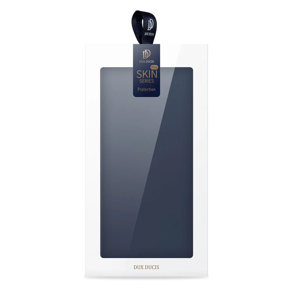 Dux Ducis Skin Pro Honor Magic5 atverčiamas Card Wallet su stoveliu dėklas telefonui mėlynos spalvos