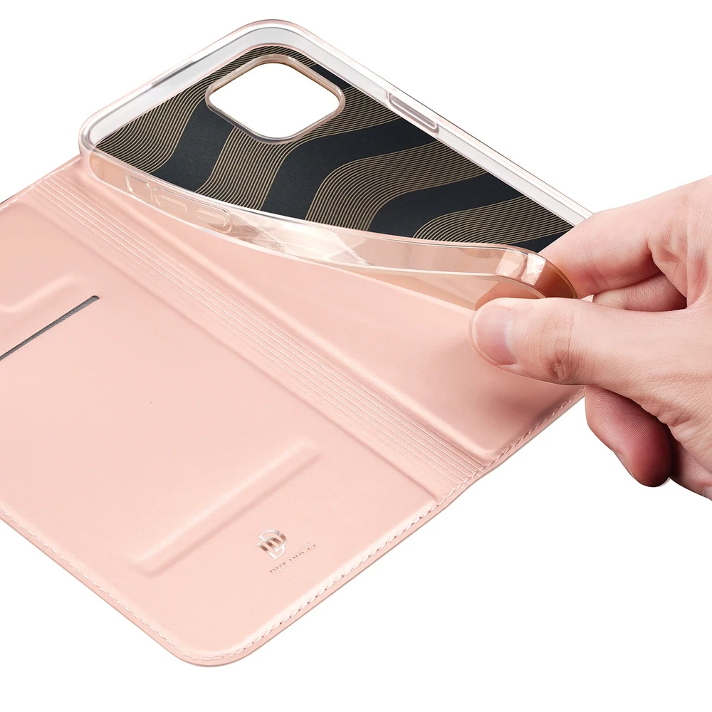 Dux Ducis Skin Pro dėklas skirtas iPhone 14 Plus, rožinis