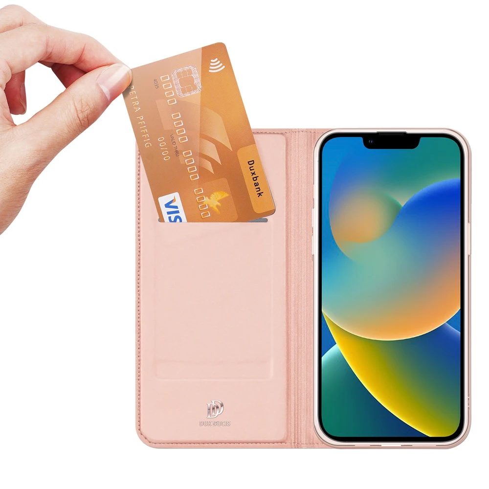 Dux Ducis Skin Pro dėklas skirtas iPhone 14 Plus, rožinis