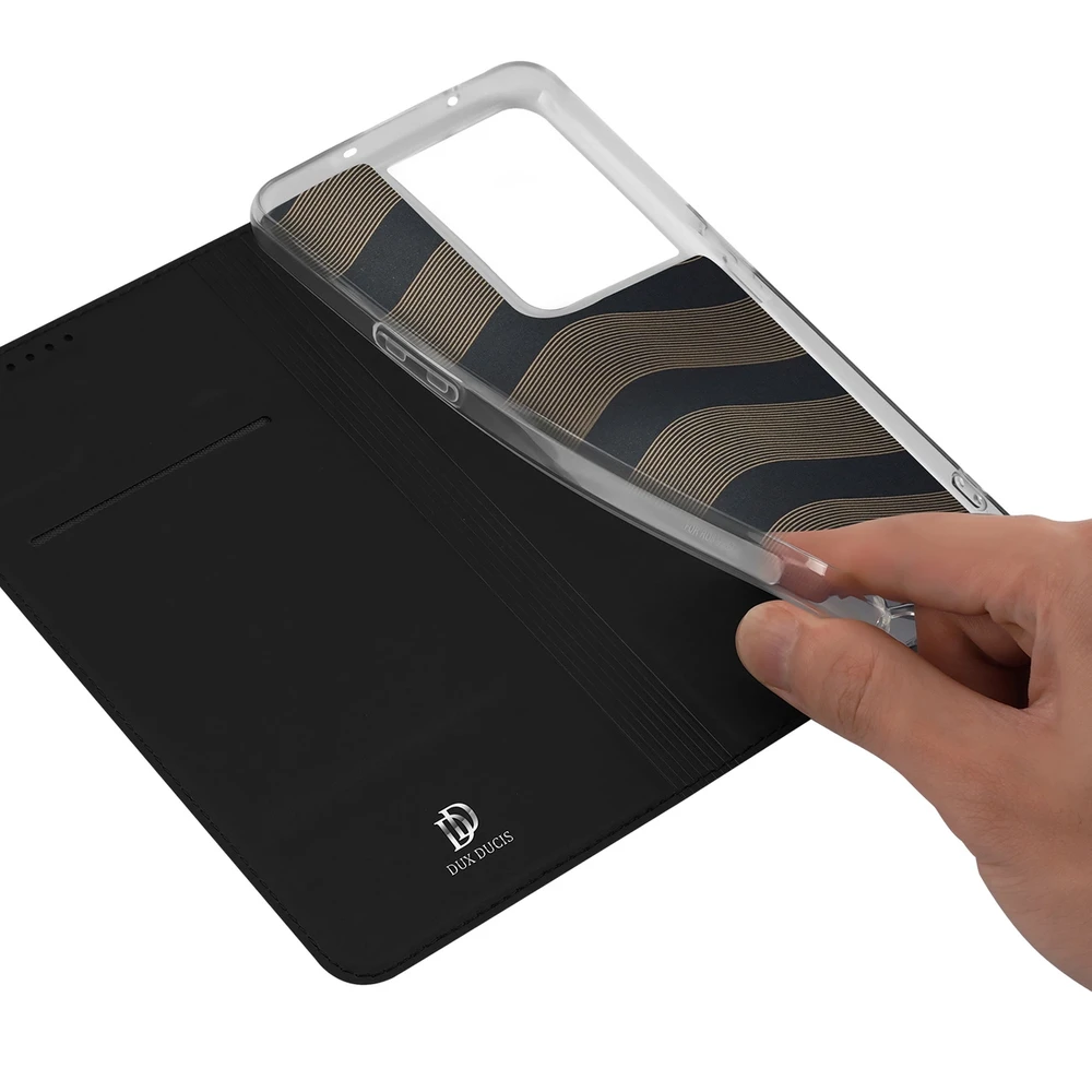 Dux Ducis Skin Pro dėklas skirtas Oppo Reno 8 Pro, juodas