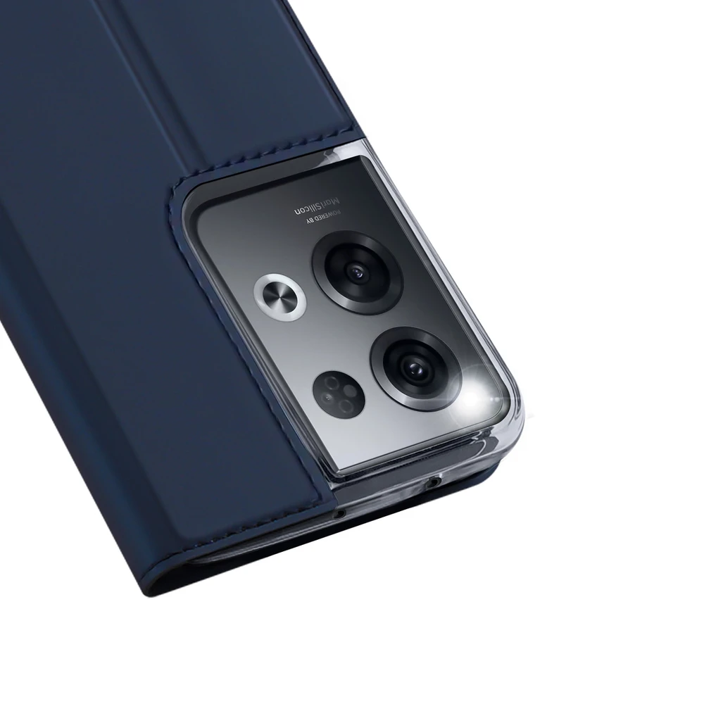 Dux Ducis Skin Pro dėklas skirtas Oppo Reno 8 Pro, tamsiai mėlynas