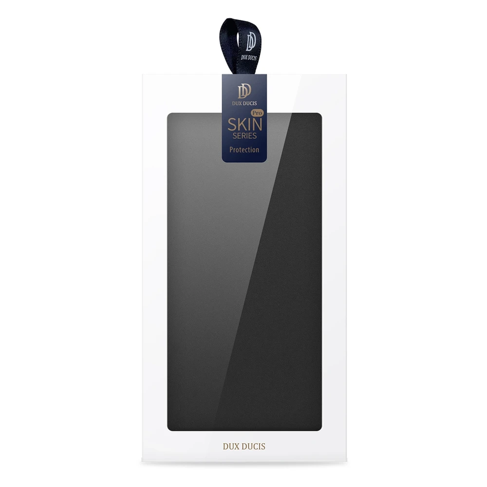 Dėklas Dux Ducis Skin Pro For Realme 10 5G / Realme 9i 5G atverčiamas Card Wallet su stoveliu dėkals telefonui juodos spalvos
