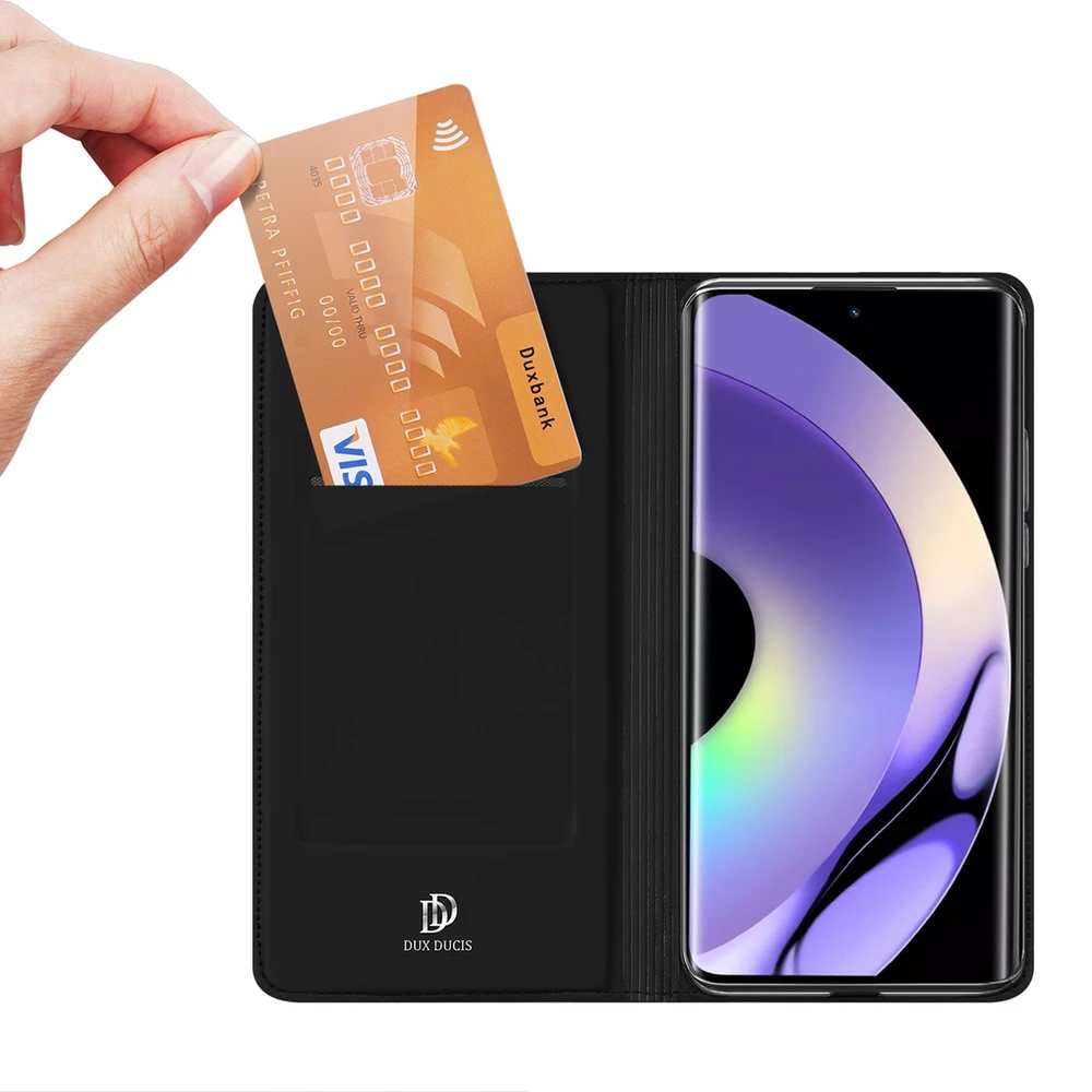 Dux Ducis Skin Pro dėklas skirtas Realme 10 Pro+, juodas