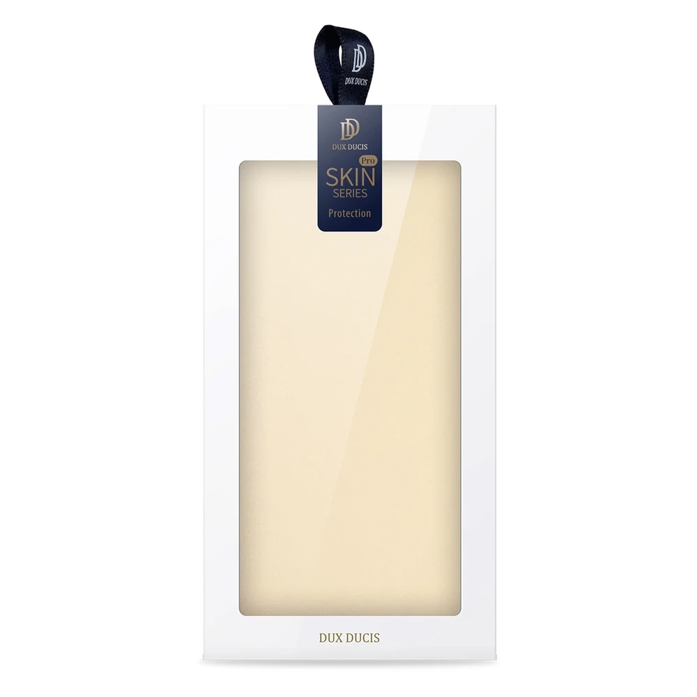 Dėklas Dux Ducis Skin Pro Samsung Galaxy S23 Plus atverčiamas Card Wallet su stoveliu Gold