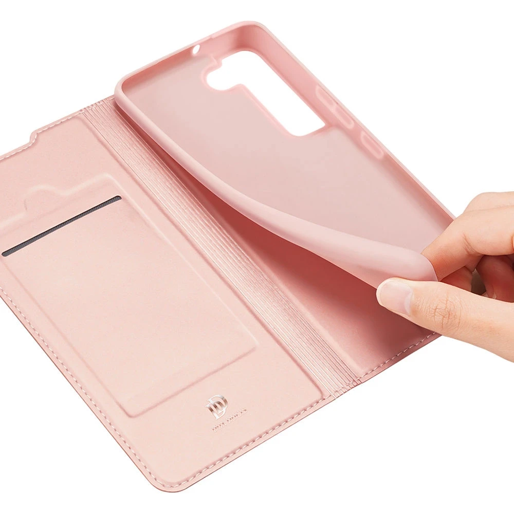 Dux Ducis Skin Pro dėklas skirtas Samsung Galaxy S22 + (S22 Plus), rožinis