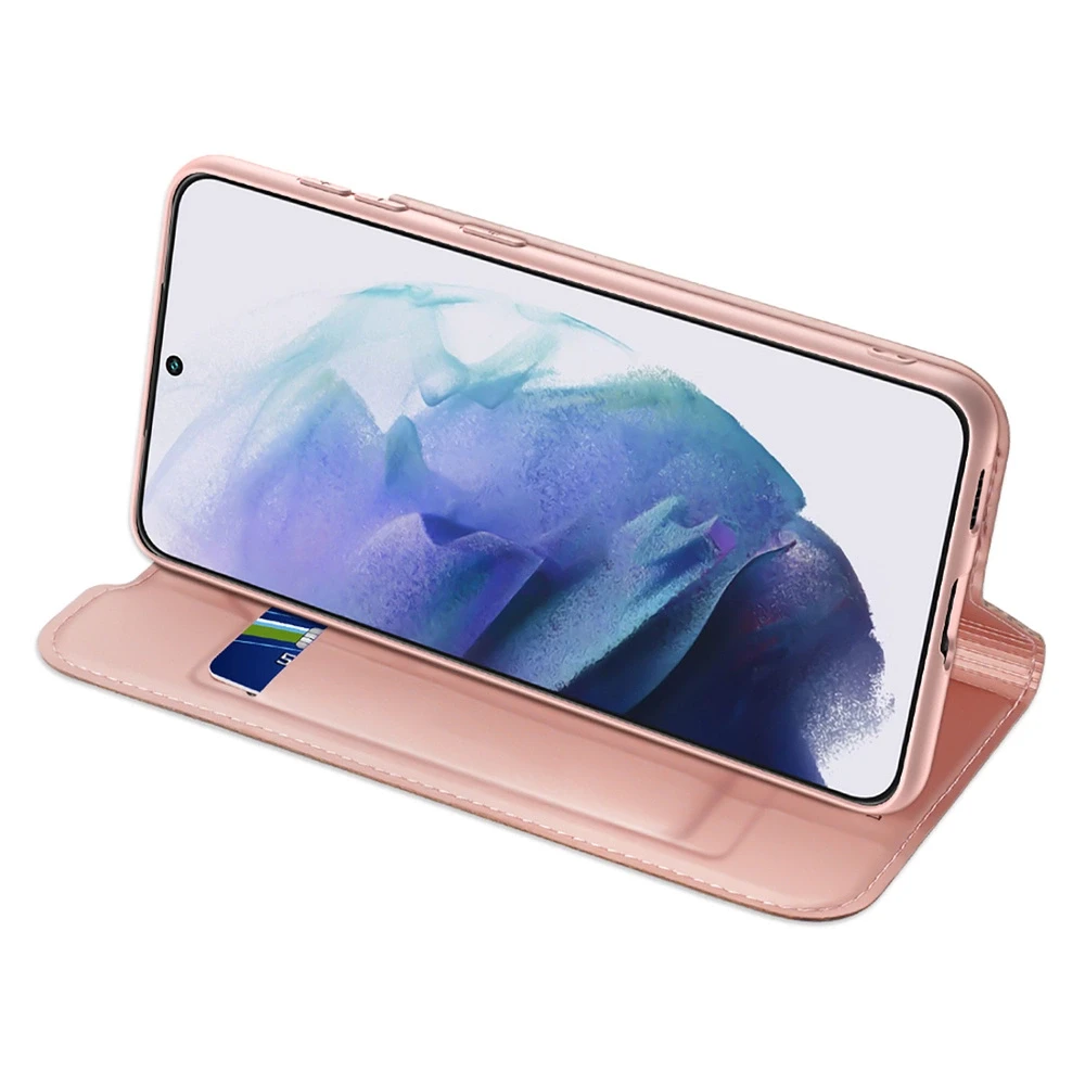 Dux Ducis Skin Pro dėklas skirtas Samsung Galaxy S22 + (S22 Plus), rožinis