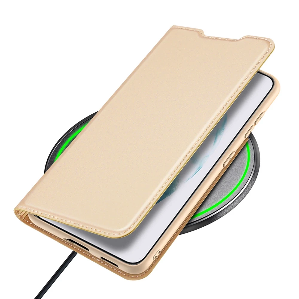 Dux Ducis Skin Pro dėklas skirtas Samsung Galaxy S22 + (S22 Plus), auksinis