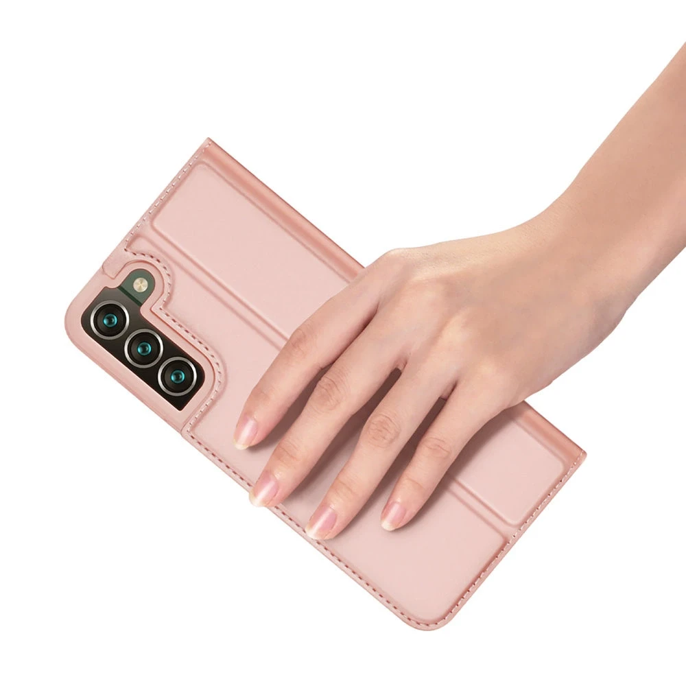 Dux Ducis Skin Pro dėklas skirtas Samsung Galaxy S22 + (S22 Plus), rožinis