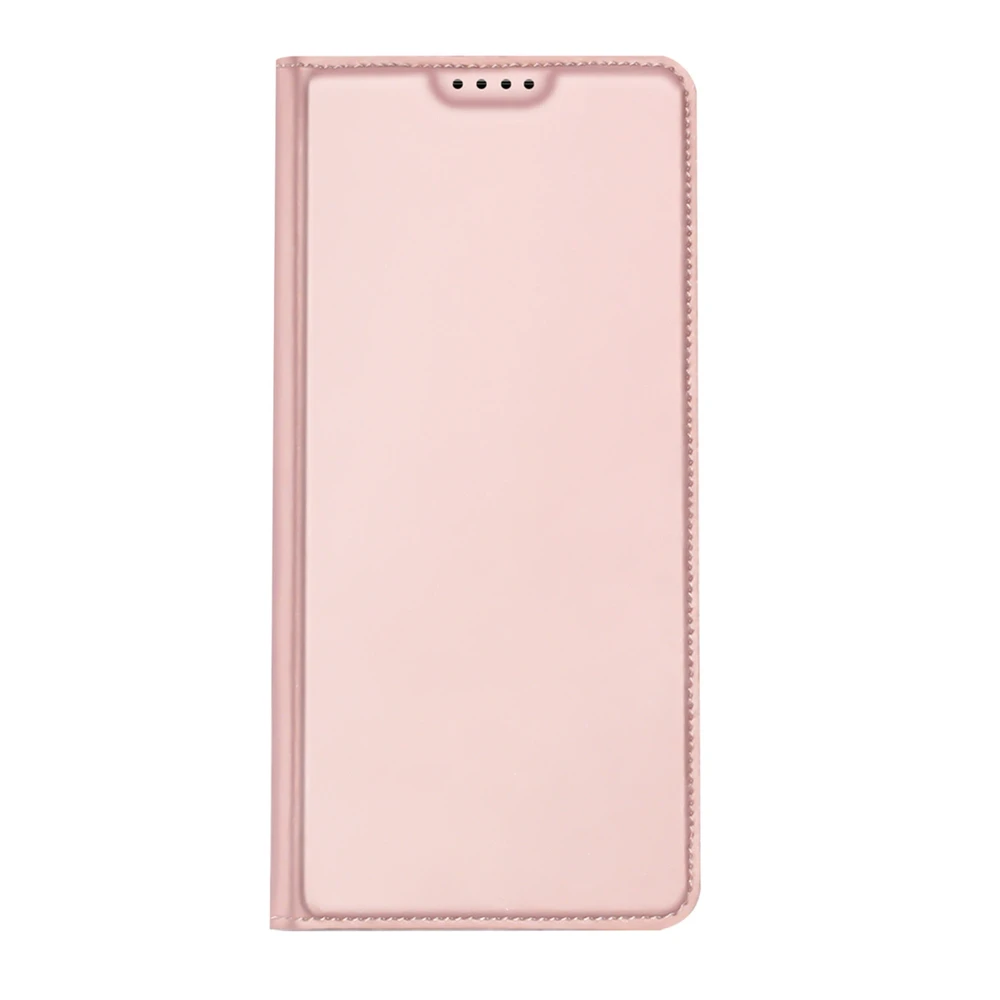 Dux Ducis Skin Pro Samsung Galaxy S23 Plus atverčiamas card wallet su stoveliu dėklas telefonui rožinės spalvos