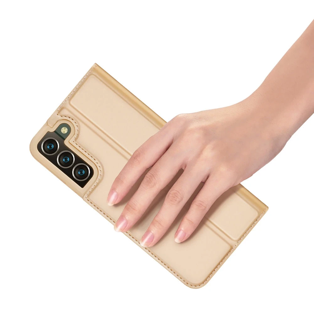 Dux Ducis Skin Pro dėklas skirtas Samsung Galaxy S22 + (S22 Plus), auksinis