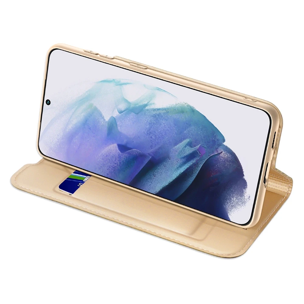 Dux Ducis Skin Pro dėklas skirtas Samsung Galaxy S22 + (S22 Plus), auksinis