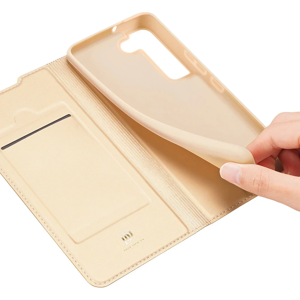 Dux Ducis Skin Pro dėklas skirtas Samsung Galaxy S22 + (S22 Plus), auksinis