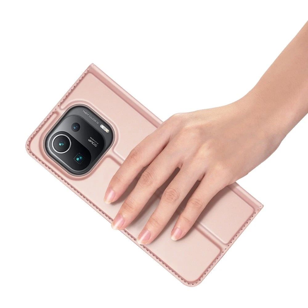 Dux Ducis Skin Pro dėklas skirtas Xiaomi Mi 11 Pro, rožinis