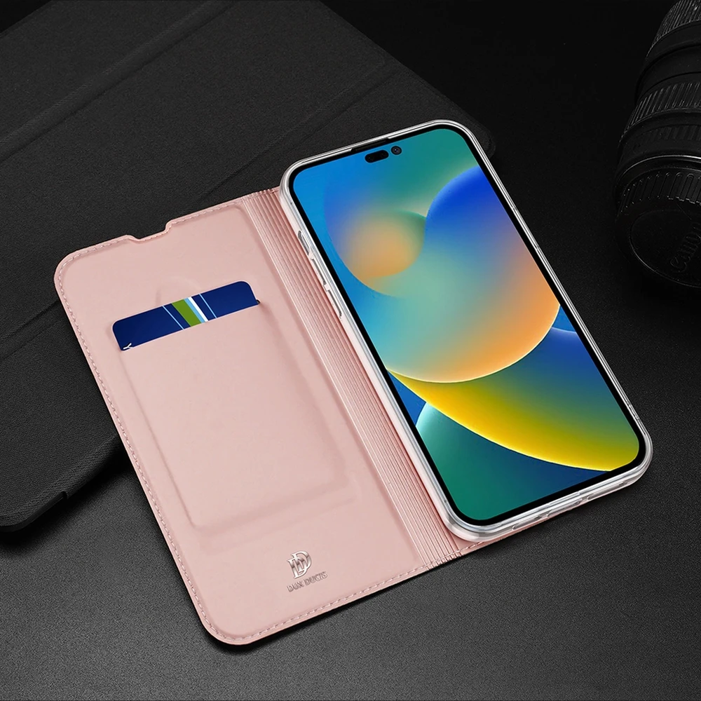Dux Ducis Skin Pro dėklas skirtas Apple iPhone 14 Pro Max, juodas