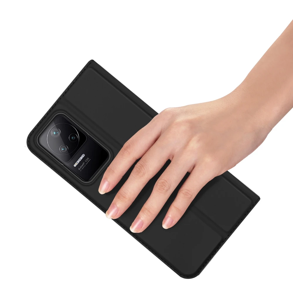 Dux Ducis Skin Pro dėklas skirtas Xiaomi Poco F4 5G, juodas