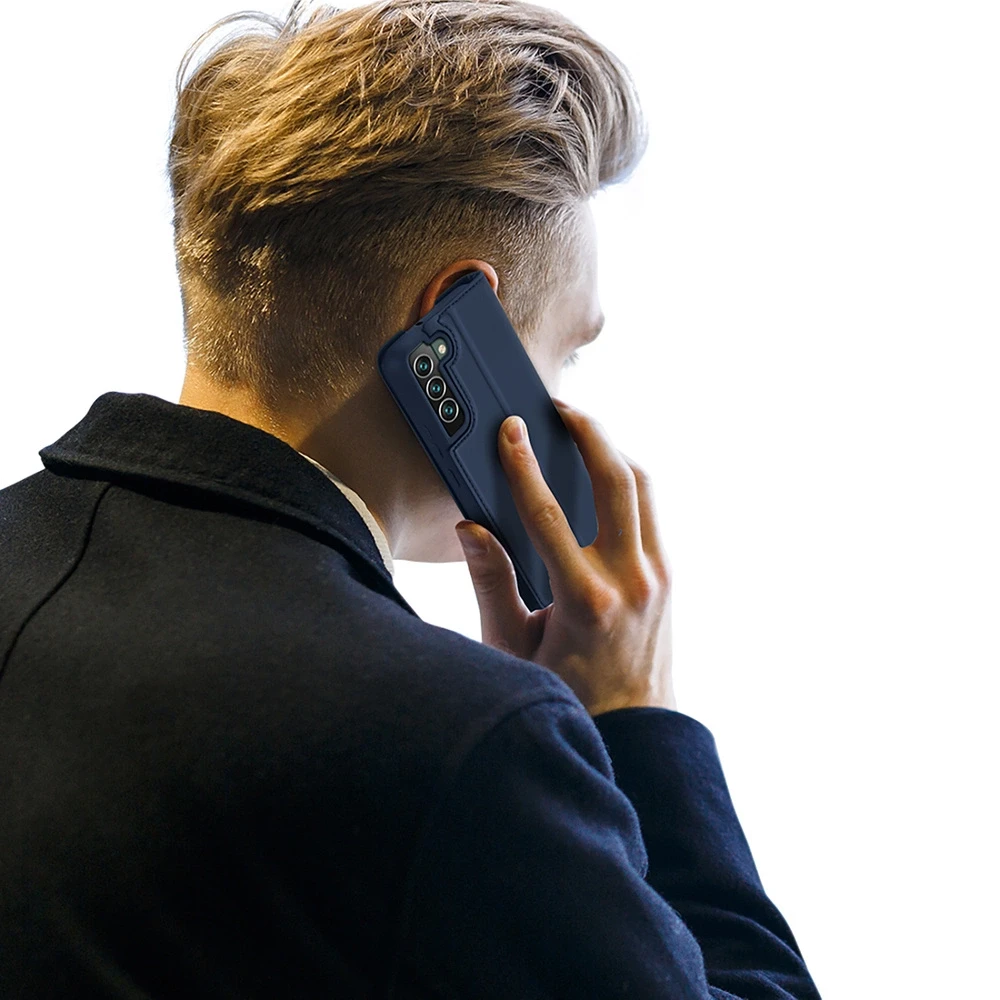 Dux Ducis Skin Pro dėklas skirtas Samsung S22 Plus, mėlynas
