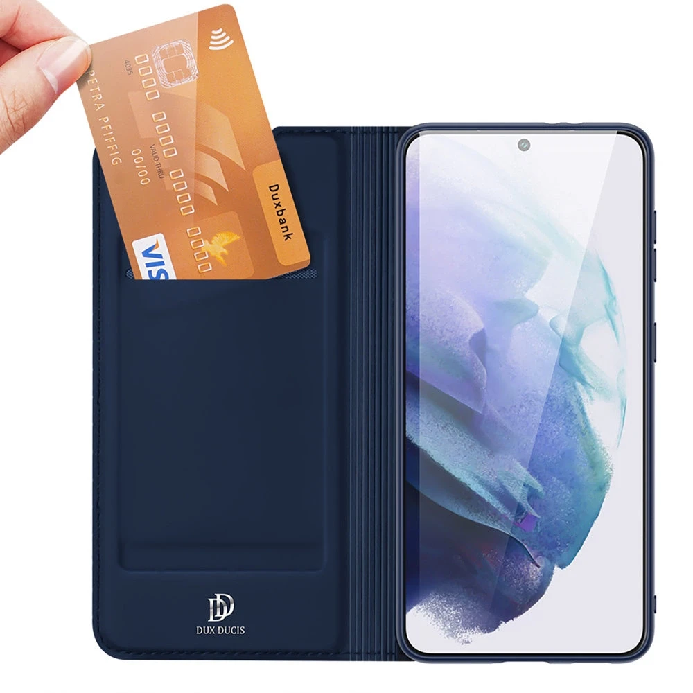 Dux Ducis Skin Pro dėklas skirtas Samsung S22 Plus, mėlynas