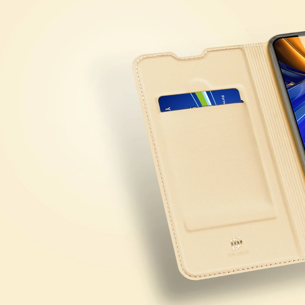 Dux Ducis Skin Pro dėklas skirtas Xiaomi POCO F4 5G, auksinis