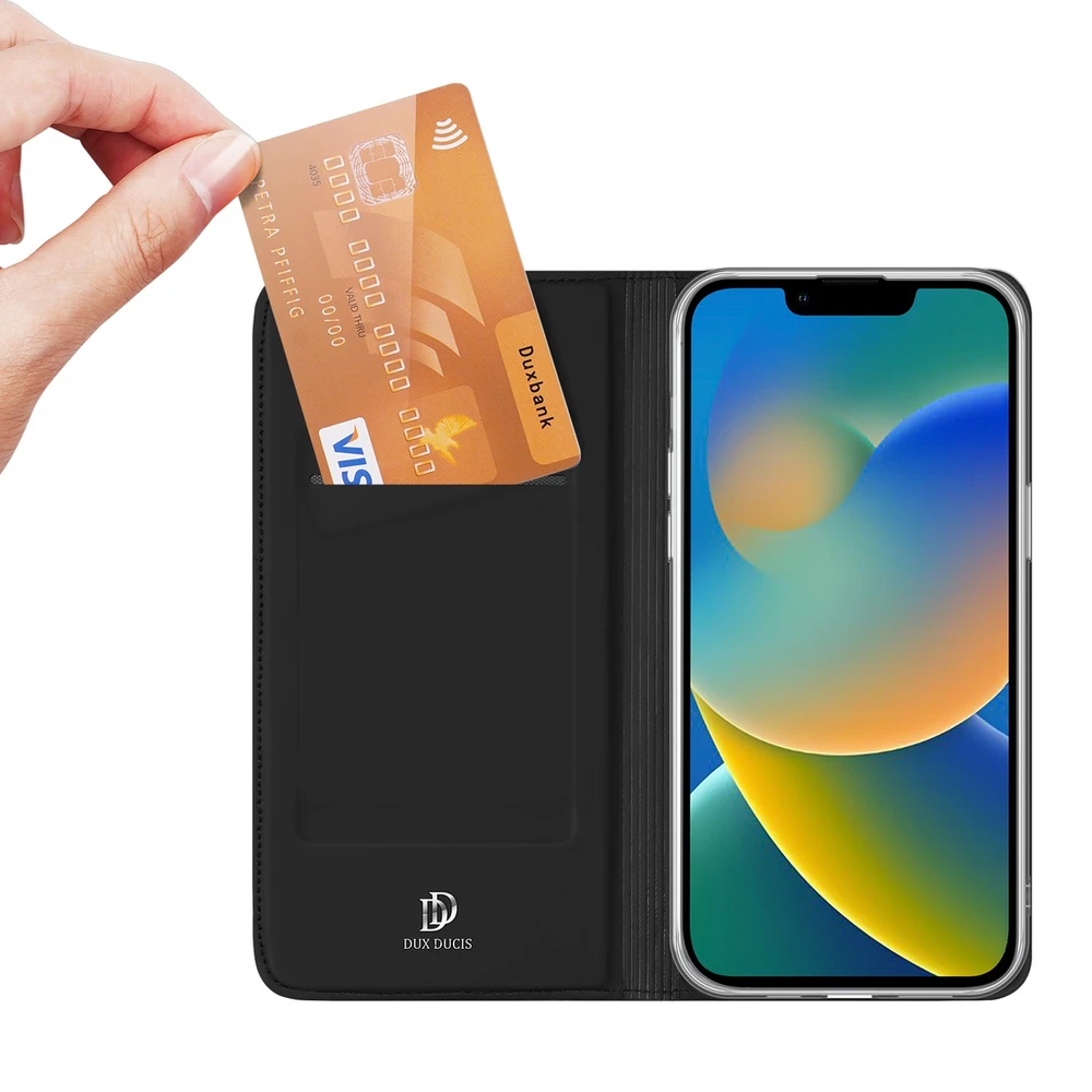 Dux Ducis Skin Pro dėklas skirtas Apple iPhone 14 Plus, juodas