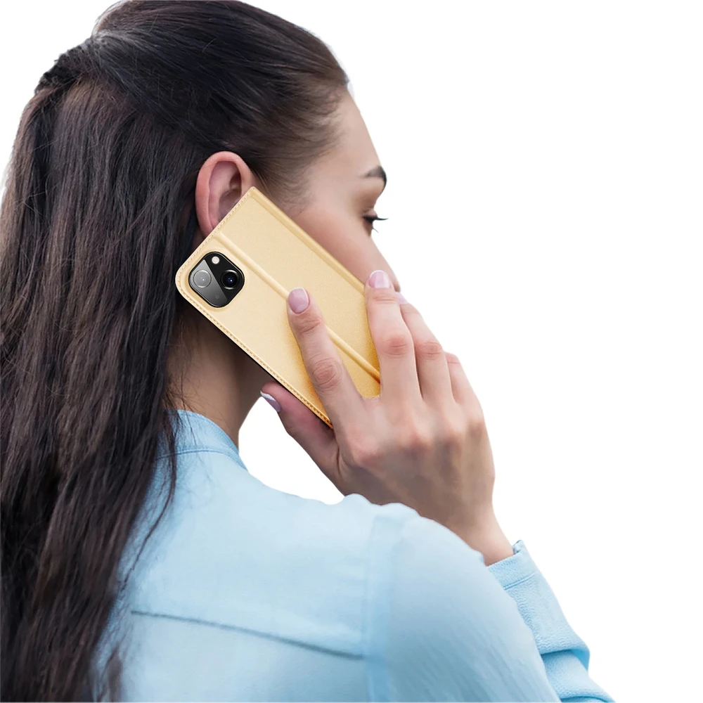Dux Ducis Skin Pro dėklas skirtas Apple iPhone 14 Plus, auksinis