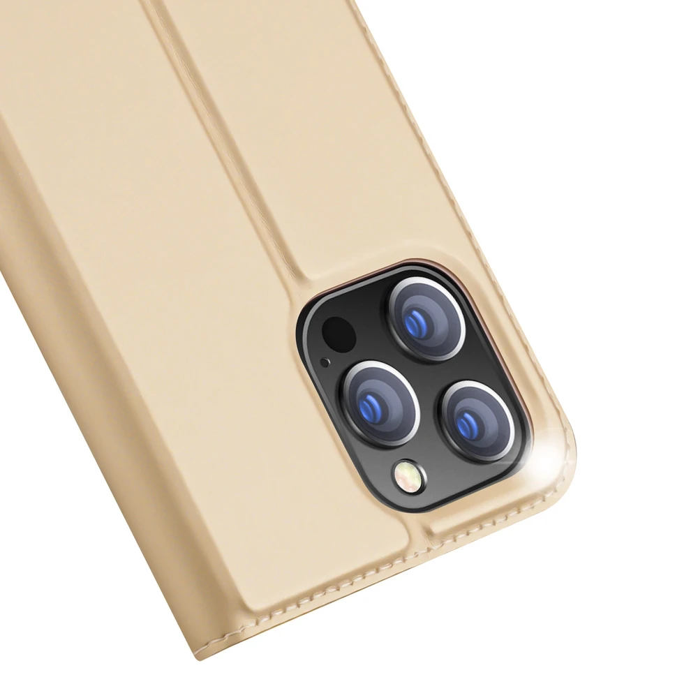 Dux Ducis Skin Pro dėklas skirtas Apple iPhone 14 Pro Max, auksinis