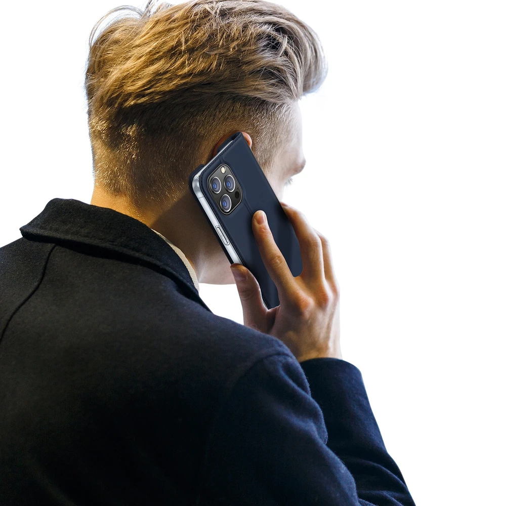 Dux Ducis Skin Pro dėklas skirtas Apple iPhone 14 Pro Max, tamsiai mėlynas